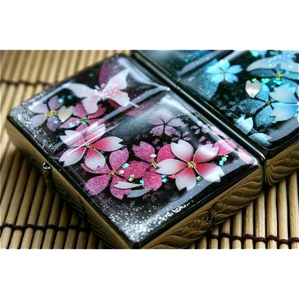 【桜色】ペアzippo「阿」 匠の技！桜色限定ジッポ！職人の手作り！和柄オリジナル商品です！2商品購入で送料無料！の画像