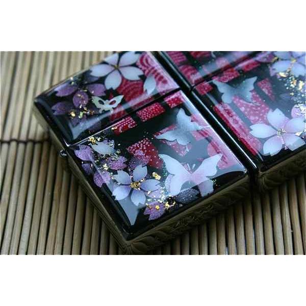 【桜色】ペアzippo「毛」 匠の技！桜色限定ジッポ！職人の手作り！和柄オリジナル商品です！2商品購入で送料無料！の画像