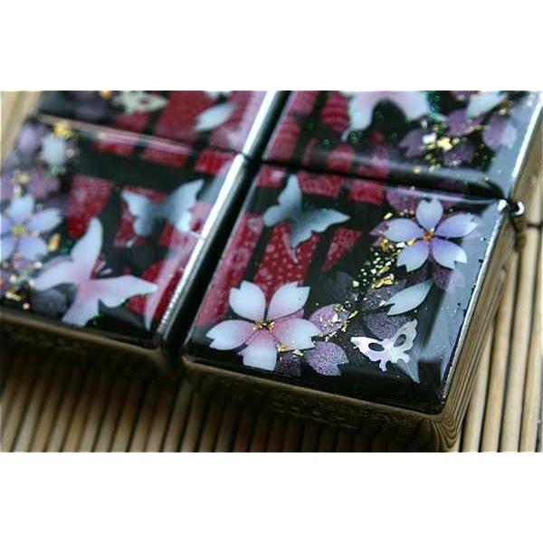 【桜色】ペアzippo「毛」 匠の技！桜色限定ジッポ！職人の手作り！和柄オリジナル商品です！2商品購入で送料無料！の画像