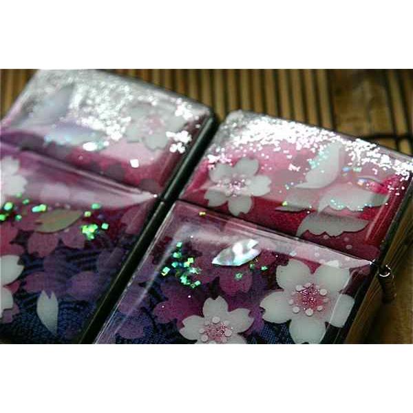 【桜色】ペアzippo「値」 匠の技！桜色限定ジッポ！職人の手作り！和柄オリジナル商品です！2商品購入で送料無料！の画像
