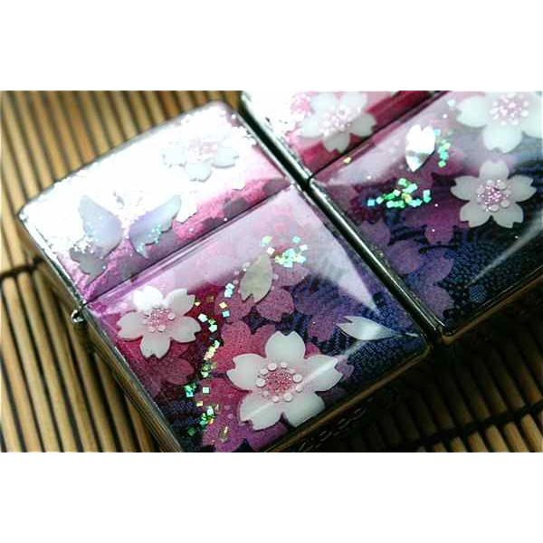 【桜色】ペアzippo「値」 匠の技！桜色限定ジッポ！職人の手作り！和柄オリジナル商品です！2商品購入で送料無料！の画像