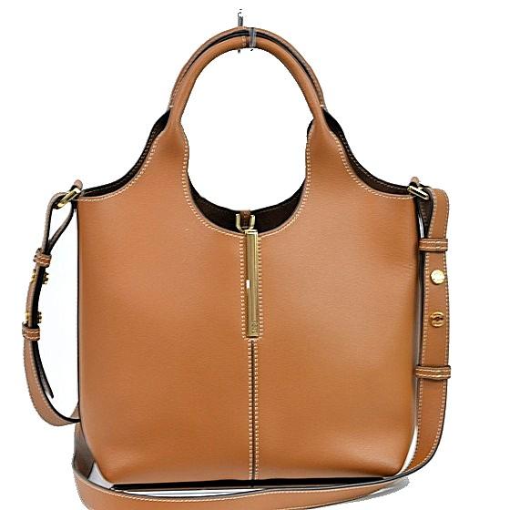 TOD'S（トッズ） 【超美品】トッズ レザー ショッピング トート バッグ