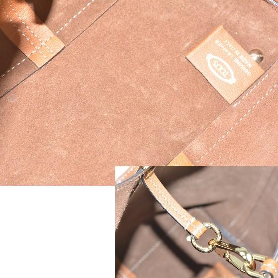 TOD'S（トッズ） 【超美品】トッズ レザー ショッピング トート バッグ