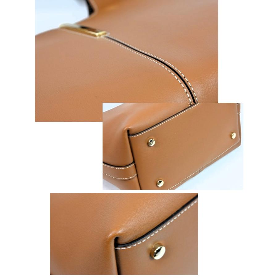 TOD'S（トッズ） 【超美品】トッズ レザー ショッピング トート バッグ