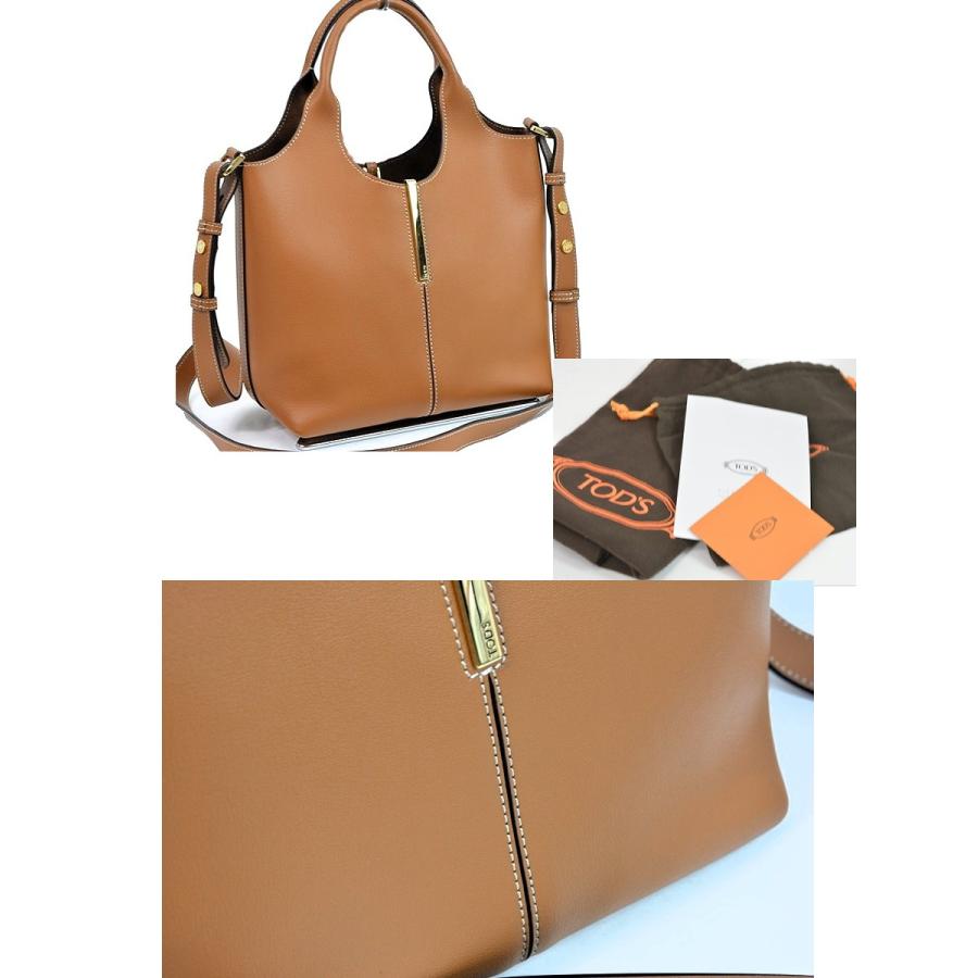 TOD'S（トッズ） 【超美品】トッズ レザー ショッピング トート バッグ