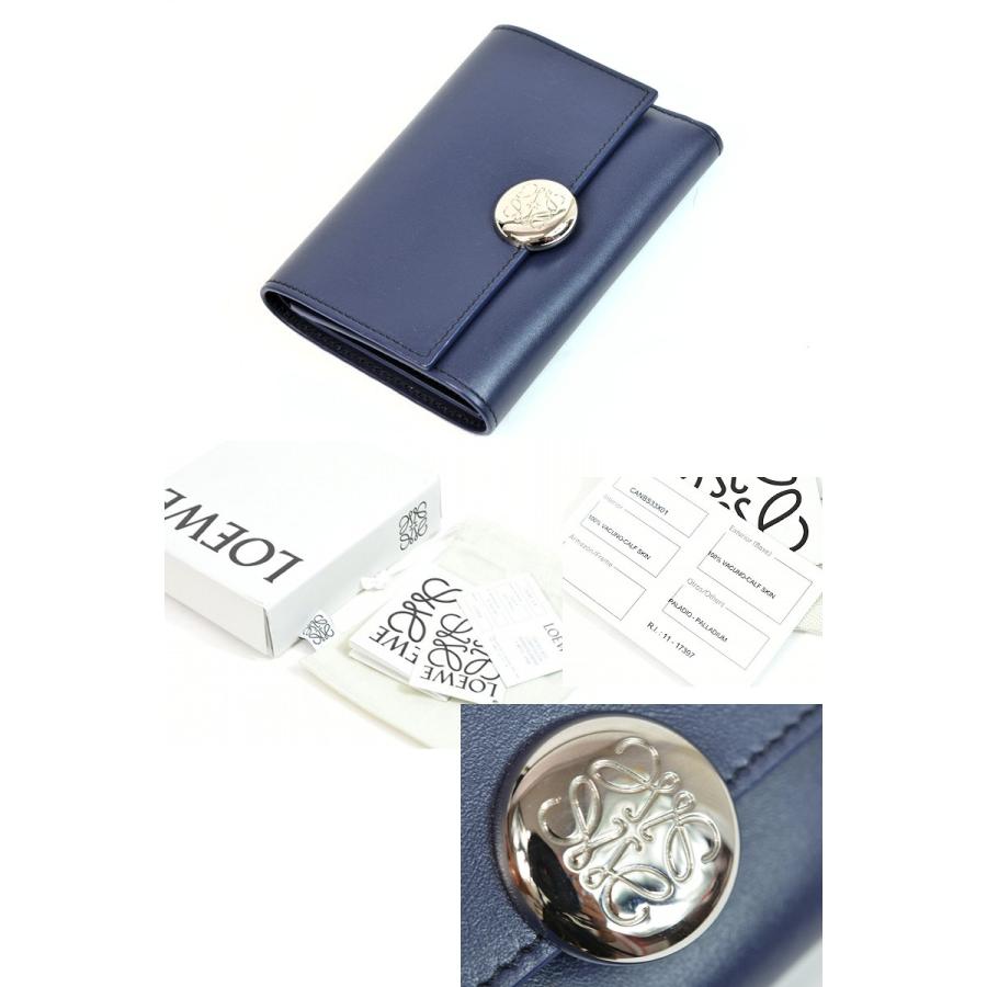 LOEWE（ロエベ） 【未使用品】ロエベ ぺブル バーティカル ウォレット