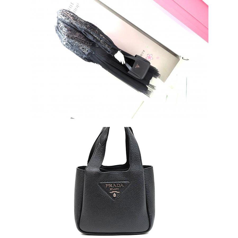 PRADA（プラダ） 【中古】プラダ 1BA349 レザー ミニ ハンドバッグ