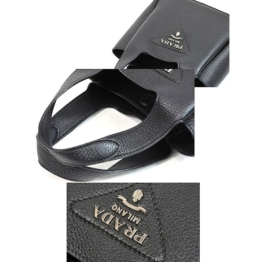 PRADA（プラダ） 【中古】プラダ 1BA349 レザー ミニ ハンドバッグ