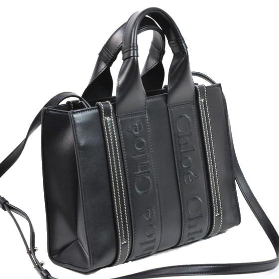 極美品 Chloe Woody スモール トートバッグ ショルダー クロエ Chloe（クロエ） 【超美品】クロエ WOODYスモールトートバッグ 2WAY