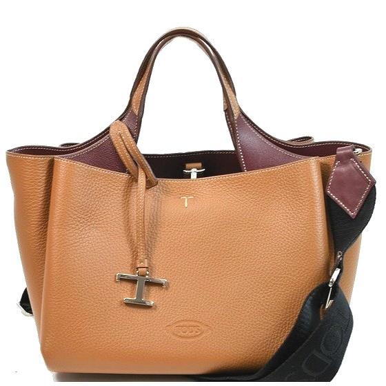 TOD'S 【超美品】トッズ Tタイムレス バッグ ミニ 2WAY
