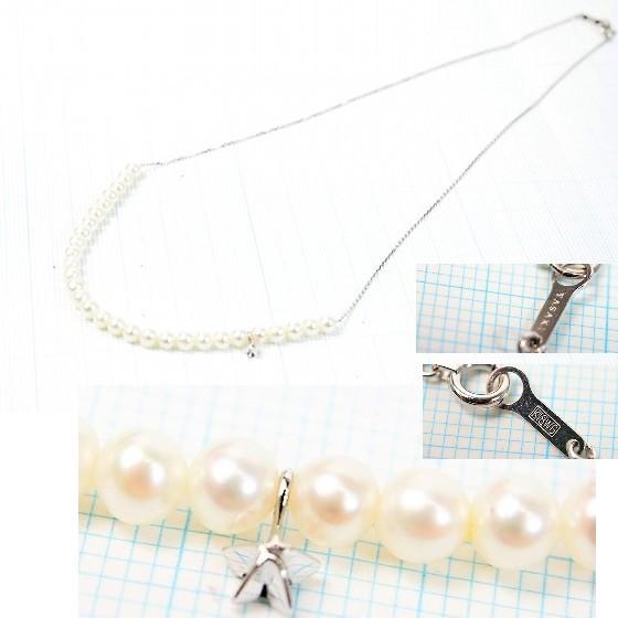 TASAKI 【美品】タサキ 田崎真珠 K18WG パール ネックレス