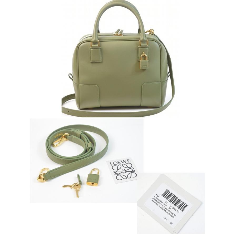 LOEWE 【新品同様】ロエベ アマソナ19 スクエア バッグ 2WAY
