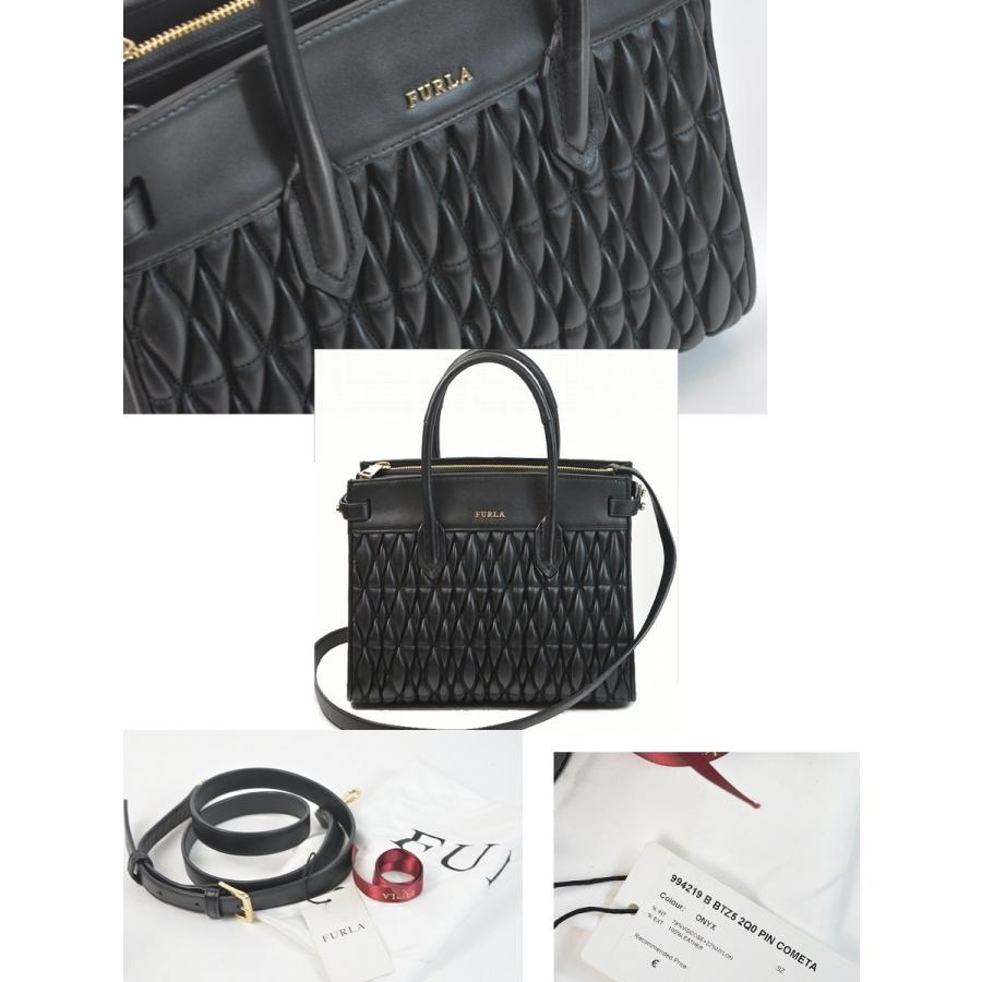 極美品 FURLA フルラ コメタ ショルダーバッグ 2way レザー ブラック FURLA 【美品】フルラ コメタ バッグ 2WAY ショルダー : サクラ
