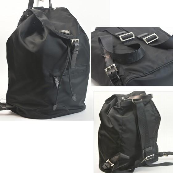 近年モデル✨ プラダ リュック バックパック 三角ロゴ レザー 1BZ032 PRADA（プラダ） 【美品】プラダ 1BZ032 バッグ バックパック リュック