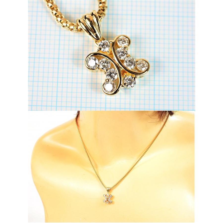 CELINE（セリーヌ） 【美品】セリーヌ K18 ダイヤ ネックレス 0.61 