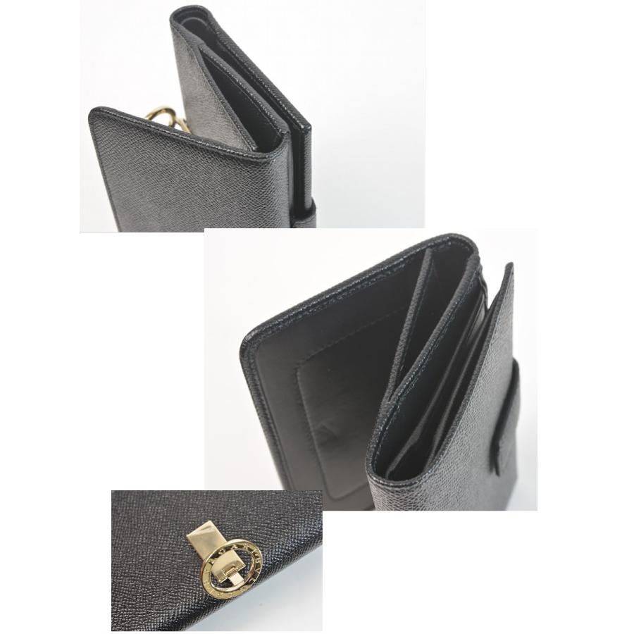 BVLGARI 【新品・未使用】ブルガリ 2つ折り財布 280555 BLACK : サクラ