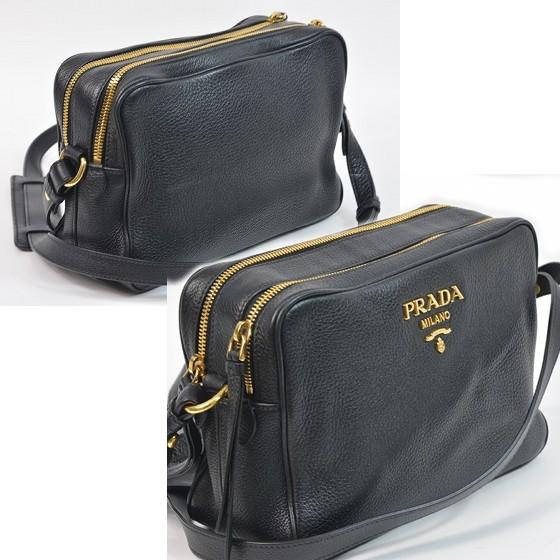 未使用級　プラダ　カメラバッグ　ショルダーバッグ ◇PRADA◇ トライアングルロゴスモールカメラバッグ ◇正規品