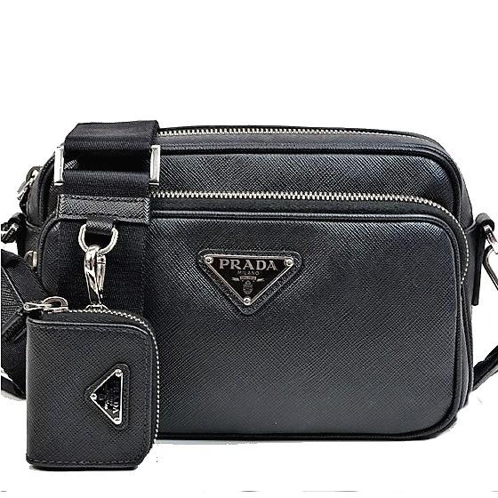 PRADA 【超美品】プラダ 2VH170 サフィアーノレザー ショルダー