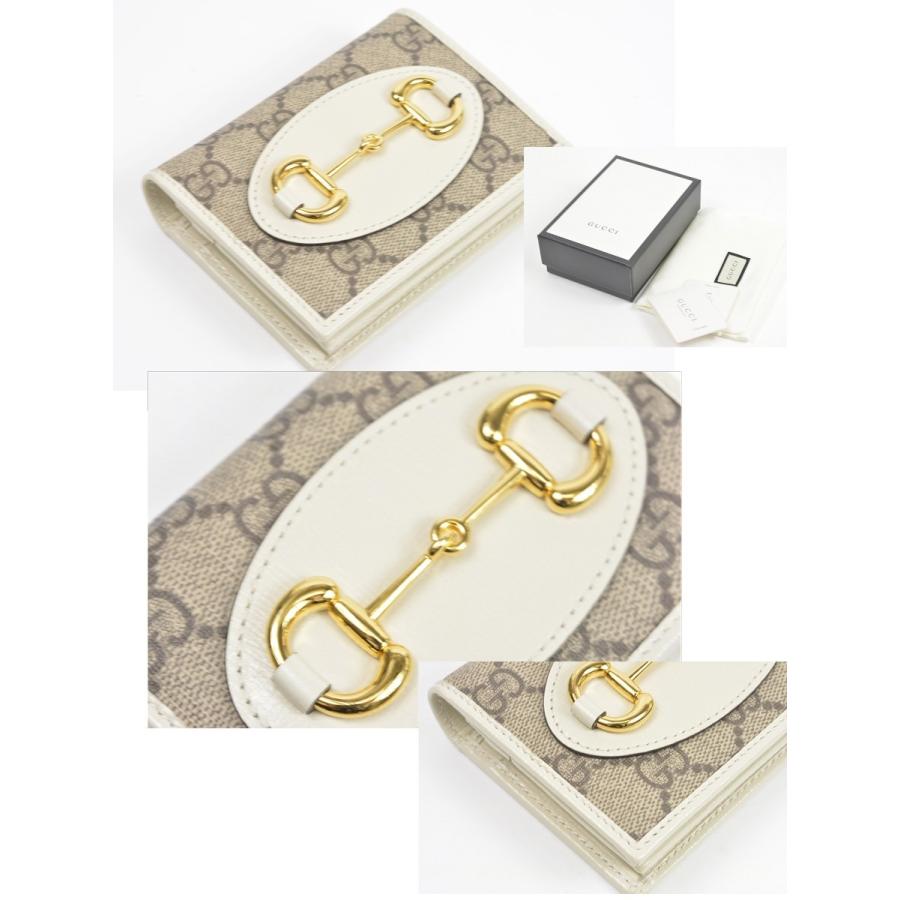 【正規品・付属品完備】グッチ 二つ折り財布 ホースビット GGスプリーム GGキャンバス GUCCI グッチ 1955 ホースビット GG スプリーム 二