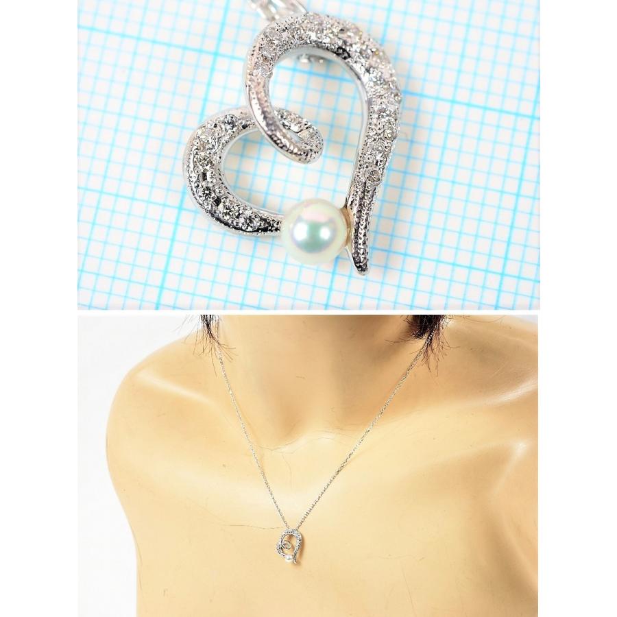 MIKIMOTO（ミキモト） 【美品】ミキモト K18WG ダイヤ パール