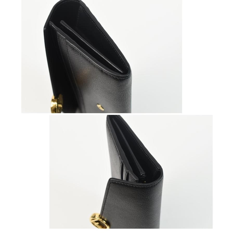 FENDI 【美品】フェンディ 8M0251 エフイズ 財布 二つ折り長財布  