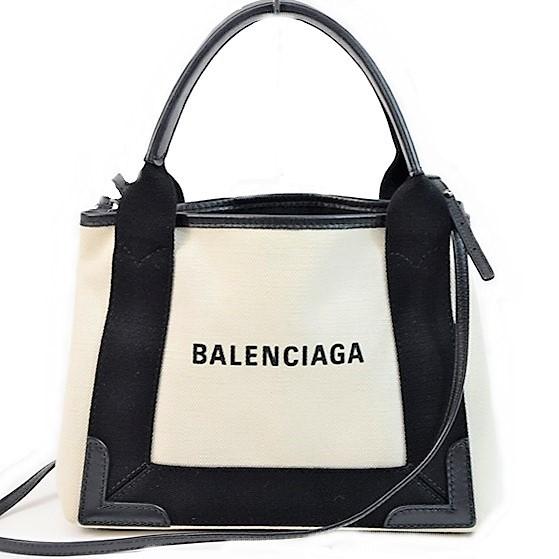 希少美品　バレンシアガ　ネイビーカバスXS 2way ショルダーバッグ　ポーチ バレンシアガ(BALENCIAGA)バレンシアガ ネイビー カバス XS AJ