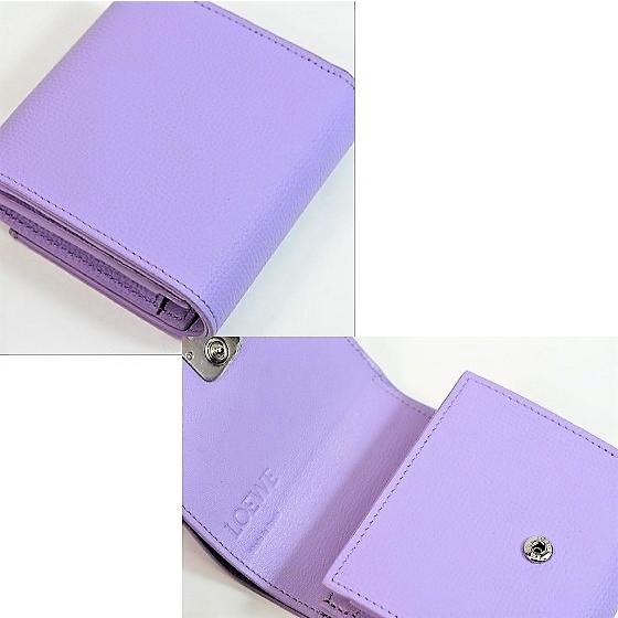 LOEWE 【未使用品】ロエベ 財布 アナグラム コンパクト フラップ 