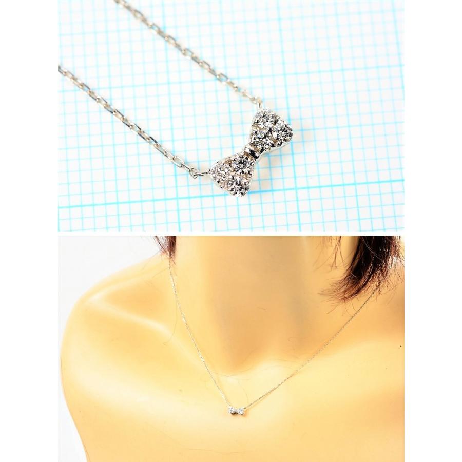 Ponte Vecchio 【美品】ポンテヴェキオ K18WG ダイヤ ネックレス 