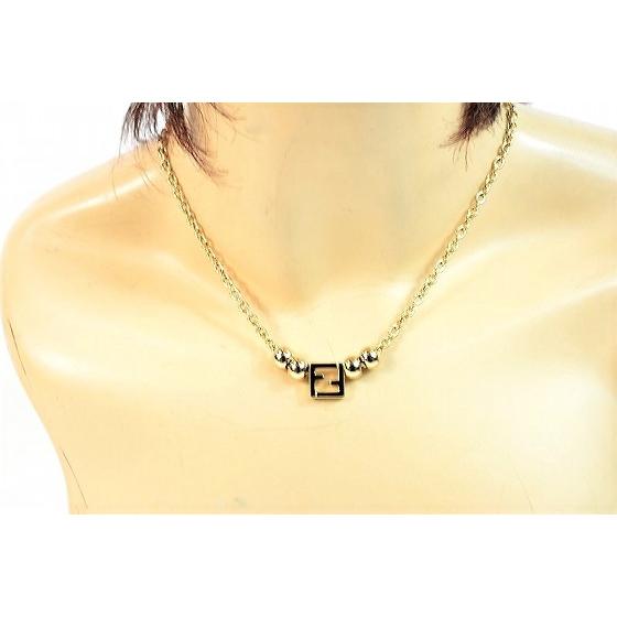 FENDI 【美品】フェンディ ネックレス FFモチーフ : サクララウンジ  