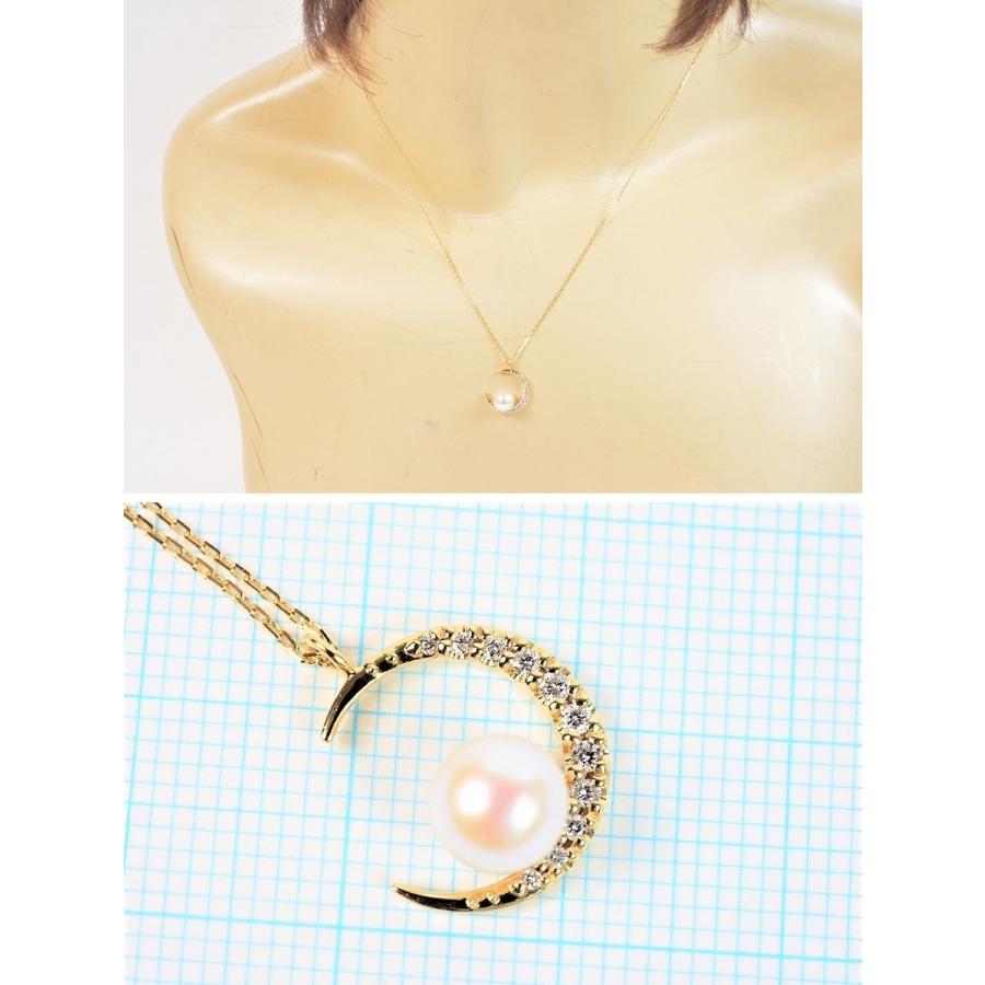 美品】ヴァンドーム青山 K18 ダイヤ パール ネックレス : サクラ