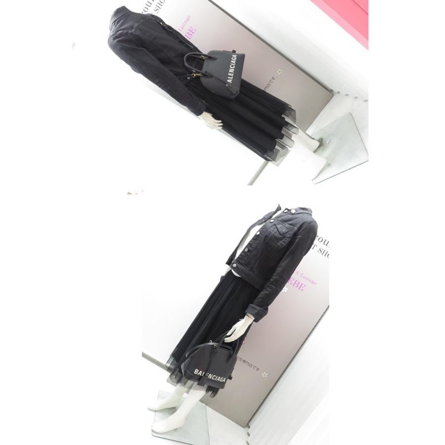 BALENCIAGA ビルトップハンドルS バッグ2way ヴィル トップハンドル バッグ S 2WAY ハンドバッグ レザー ブラック