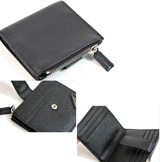 PRADA（プラダ） 【未使用品】プラダ 2MC066 ミニ財布 サフィアーノ