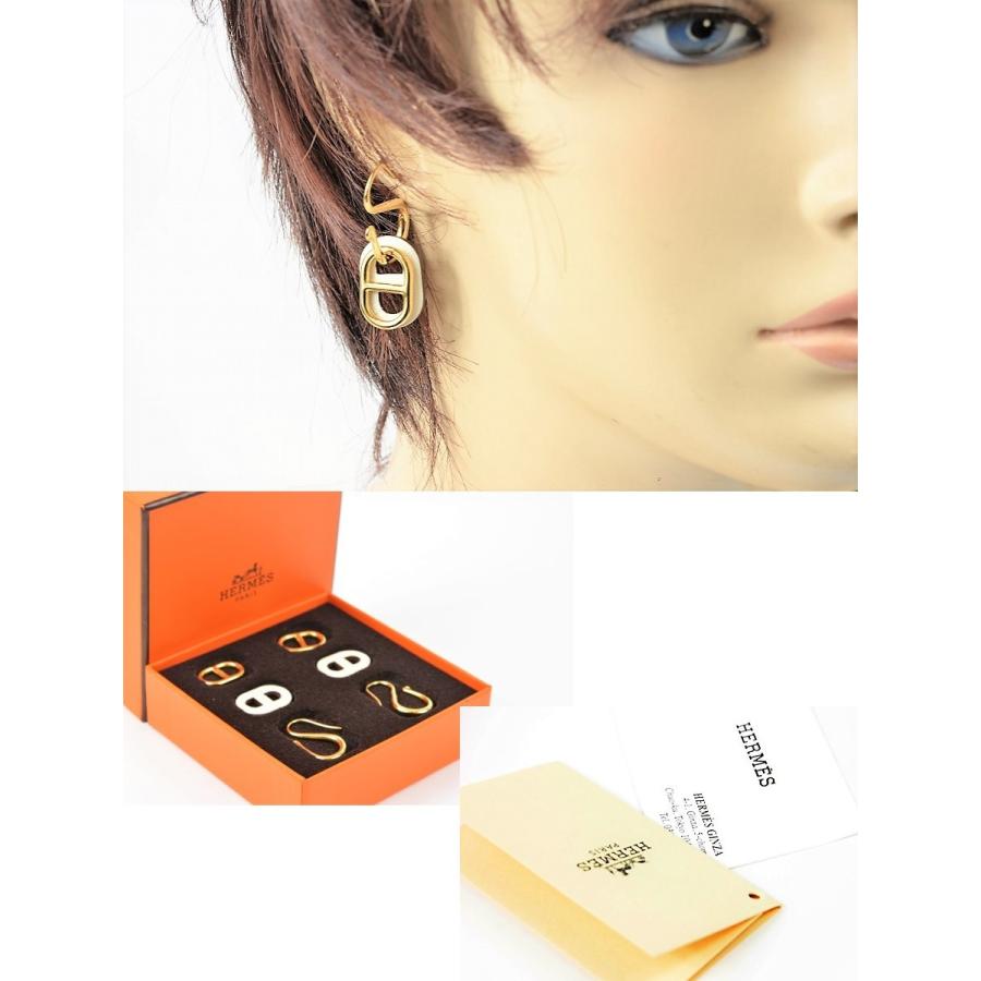 HERMES 【新品同様】エルメス ピアス シェーヌダンクル HERMES 【新品同様】エルメス ピアス シェーヌダンクル