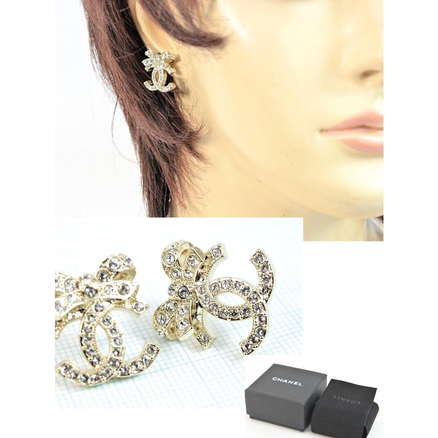 未使用品】CHANEL シャネル レディース ココマーク ピアス ゴールドCC 