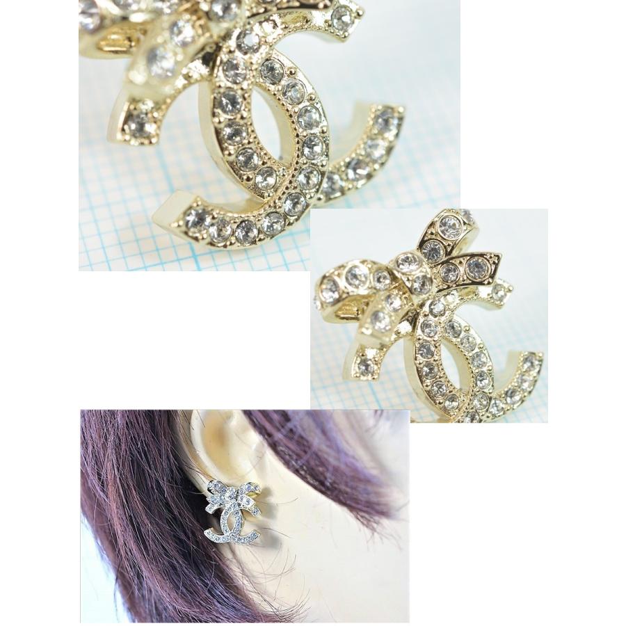 未使用品】CHANEL シャネル レディース ココマーク ピアス ゴールドCC 