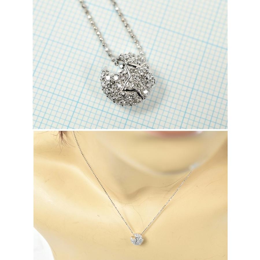 Ponte Vecchio 【美品】ポンテヴェキオ K18WG ダイヤ ネックレス