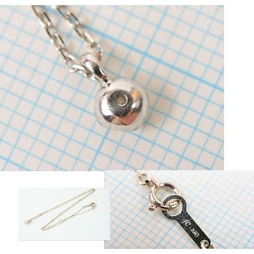 4℃（ヨンドシー） K10 WG ダイヤ ネックレス【美品】 : サクララウンジ 