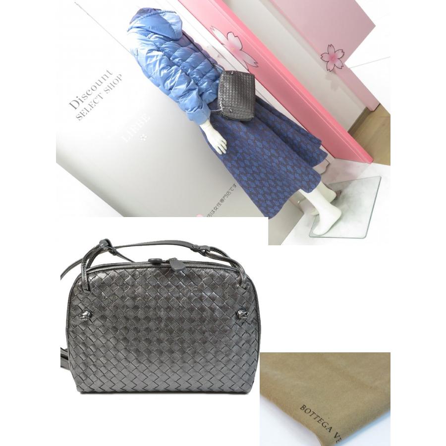 ✨美品✨ ボッテガヴェネタ ノディーニ イントレチャート ショルダーバッグ 美品✨ボッテガヴェネタ ノディーニ ショルダーバッグ イントレ
