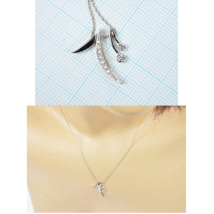 俄 【超美品】ニワカ 俄 K18WG ダイヤ ネックレス : サクラ