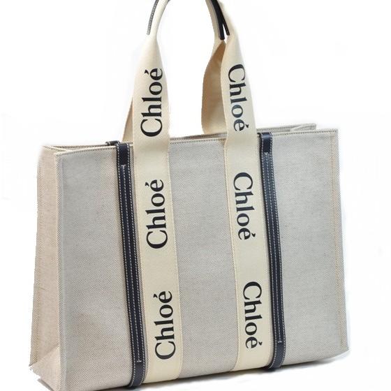 Chloe 【未使用】クロエ ウッディ ラージ トートバッグ ショルダー  