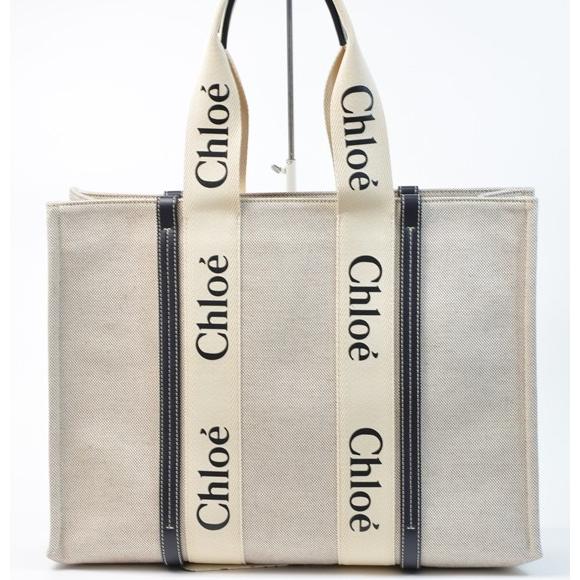 未使用】クロエ ウッディ ラージ トートバッグ ショルダー  