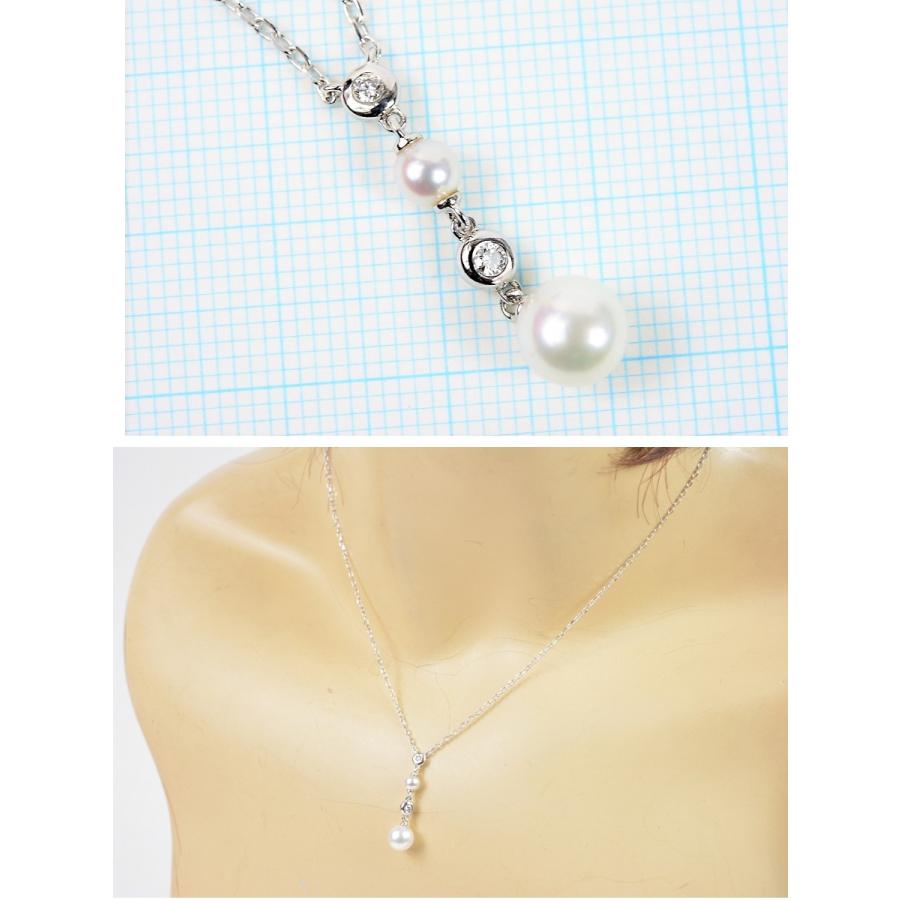 MIKIMOTO（ミキモト） 【美品】ミキモト K18WG ダイヤ パール