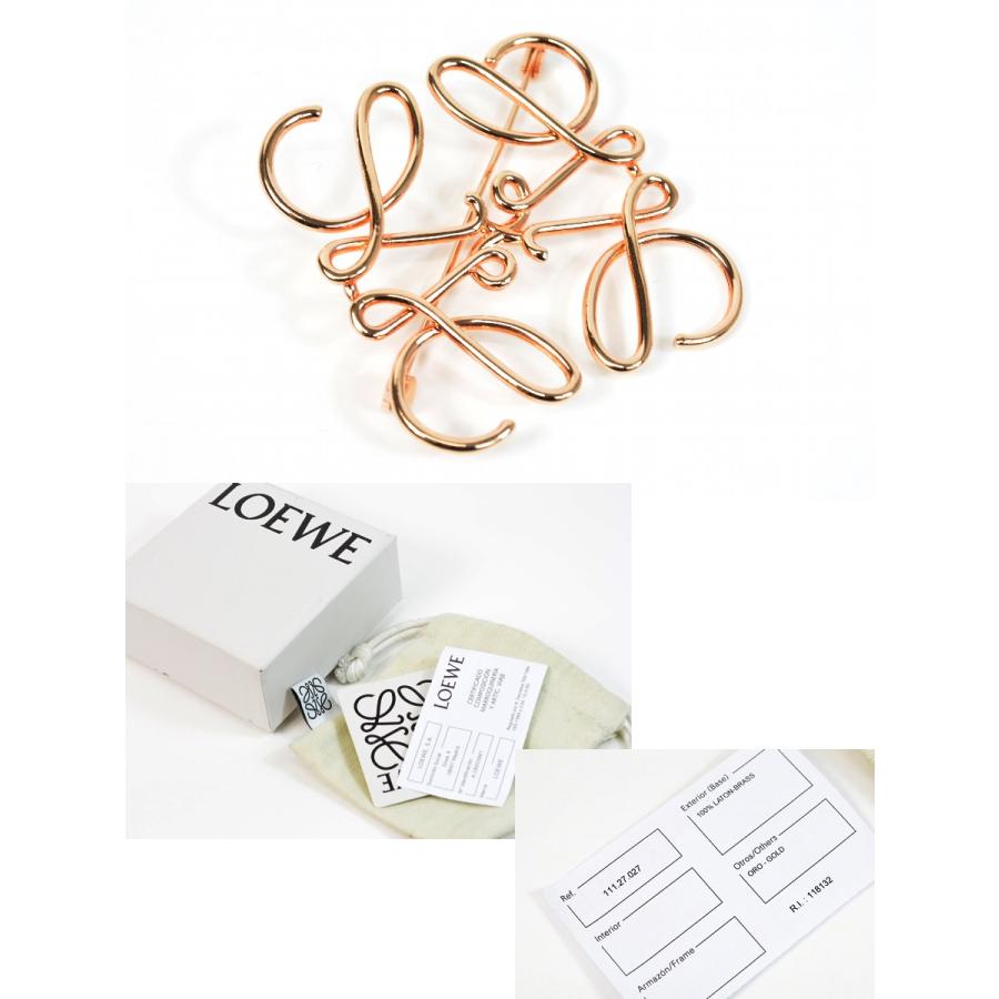 LOEWE（ロエベ） 【新品同様】ロエベ アナグラム ブローチ 111.27.027