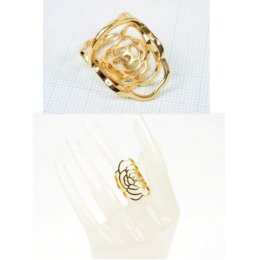 WD限定セール♥シャネル　カメリアリング1Pダイヤ☆750(K18WG)　12号 WD限定セール♥シャネル カメリアリング1Pダイヤ☆750(K18WG) 12