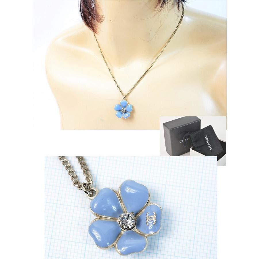 CHANEL 【美品】シャネル ココマーク カメリア ラインストーン 