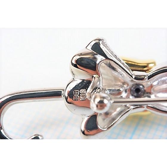MIKIMOTO 【美品】ミキモト ブローチ K18 シルバー パール ピン