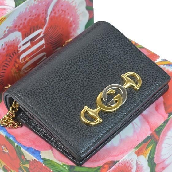 GUCCI（グッチ） 【美品】グッチ ズゥミ チェーンウォレット