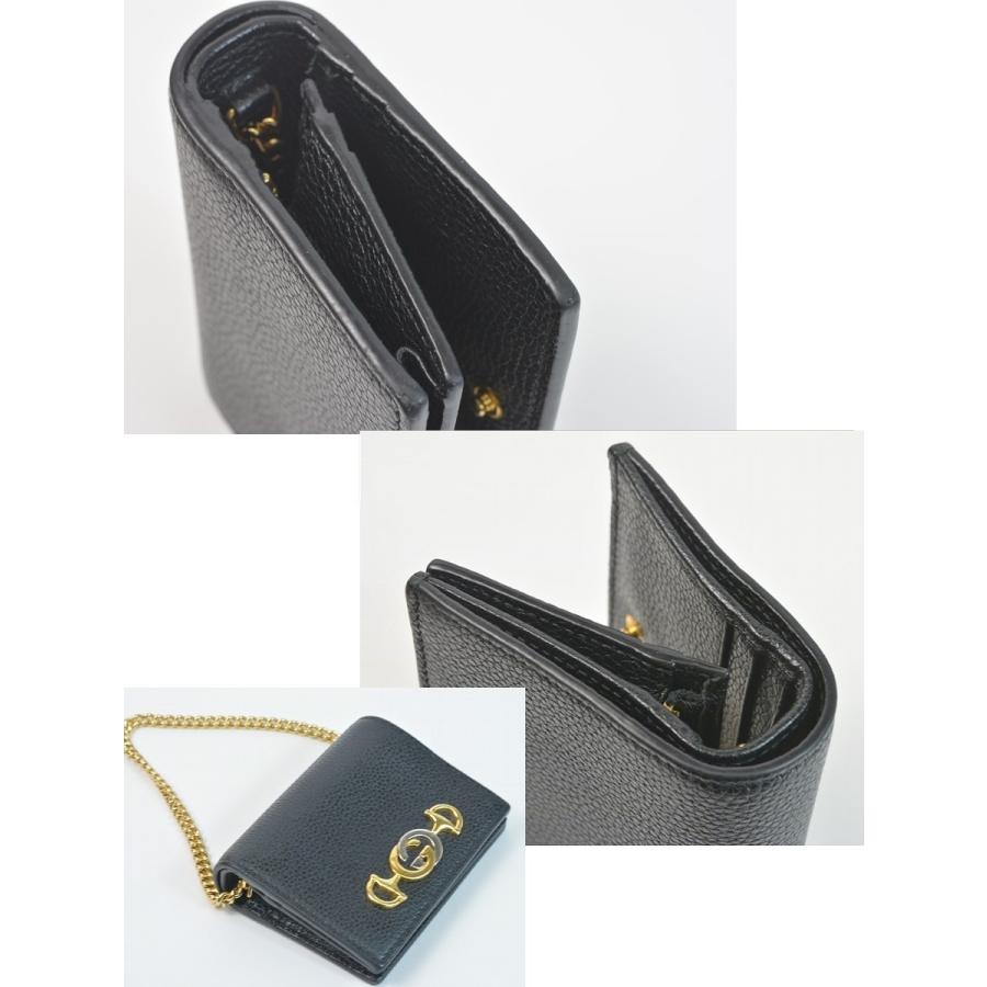 GUCCI（グッチ） 【美品】グッチ ズゥミ チェーンウォレット 