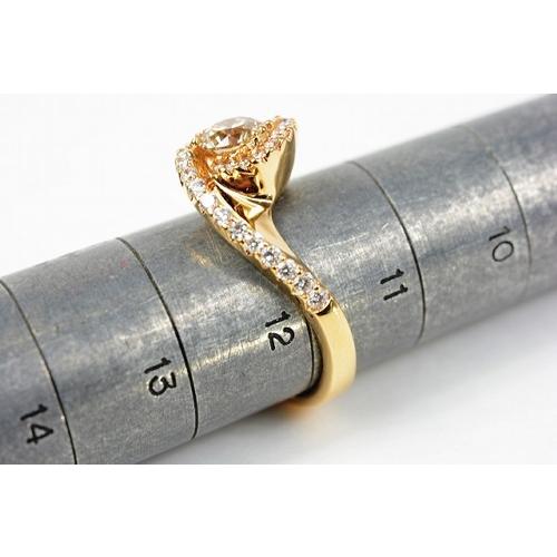 超美品】K18 ダイヤリング 0.723ct 0.50ct : サクララウンジ ヤフー  