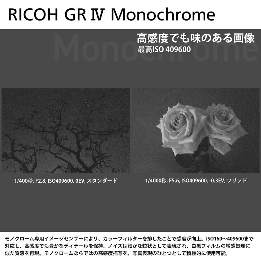 RICOH GR IV Monochrome リコー モノクローム : サクラフォトショップ